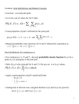 Transformations of a Continuous Random Variable: