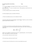 Fun with Exponential Growth and Decay and e