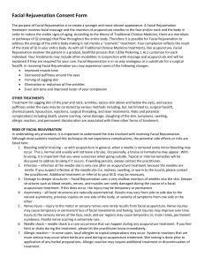 Facial Rejuvenation Consent Form