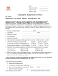 IBC Form 1 - Grinnell College