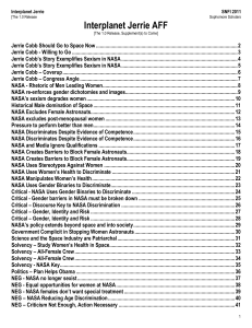 Jerrie Cobb – Coverup - Stanford National Forensics Institute