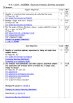 Algebra 5 - Web Maths!