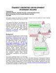 Interagency Report on Transit-Oriented Development