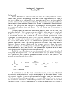 ESTERIFICATION