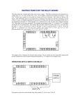 Relay Board - Heathcote Electronics