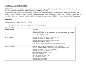Geography - Eileen Wade Lower School