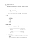 Study Guide for Conceptual Physics