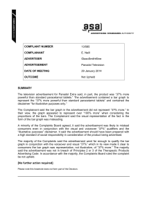 13/585 COMPLAINT NUMBER 13/585 COMPLAINANT E. Neill