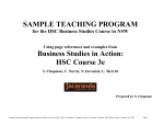 sample work program