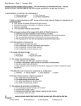 Earth Science – Quiz 2