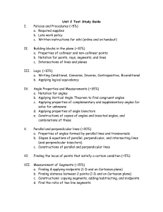 Unit 1 Test Study Guide