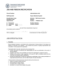 job and person specification
