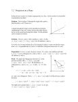 Vectors and Vector Operations