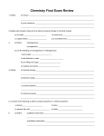 Chemistry-exam-review