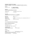 MATERIAL SAFETY DATA SHEET