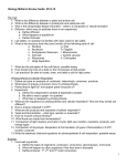 Biology Midterm Review Guide: 2007-08