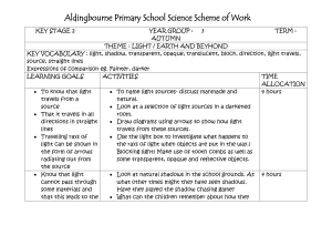 key stage 2 year group : t - Aldingbourne Primary School