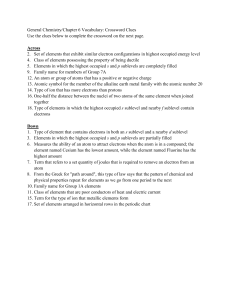 Chapter 6 Vocabulary crossword puzzle