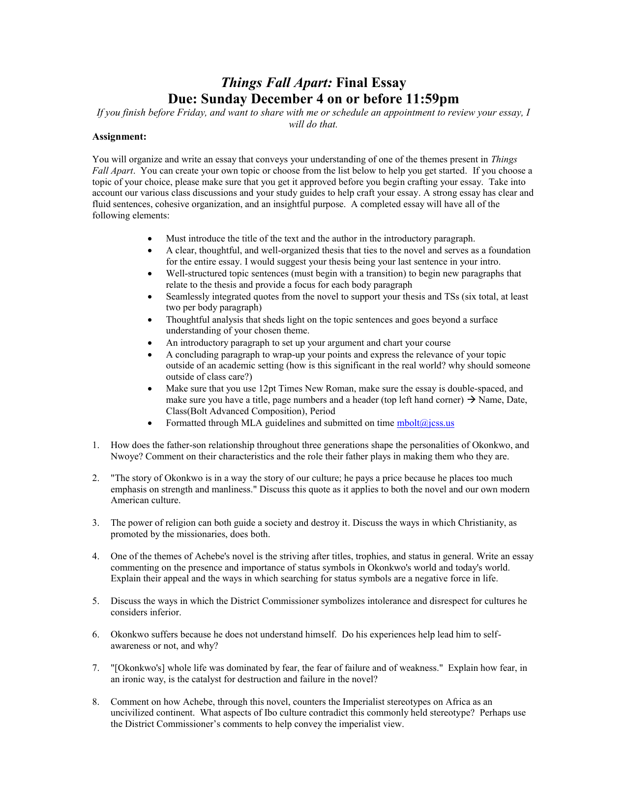 Nature Essay By Ralph Waldo Emerson Thing Fall Apart Last Paragraph Analysis Things Fall Apart Okonkwo Character Analysis Essay Things Fall How To Write A Business Essay also Essay On Renewable Resources Thing Fall Apart Last Paragraph Analysis Custom Paper Academic Essays On Positive Attitude