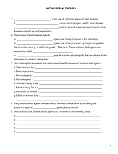 Antimicrobial Agents