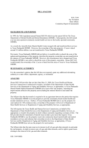 bill analysis - Texas Legislature Online
