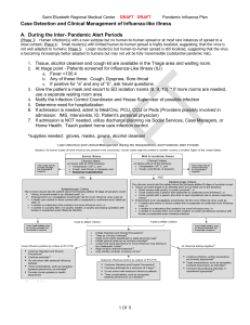 Case Detection and Clinical Management during the Inter