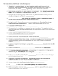 4th Grade Science CRT Study Guide