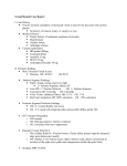 Grand Rounds Case Report I. Case History 64 year old male