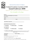 Registration Form 2016 - Ecological Consultants Association