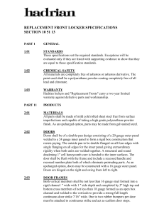 CSI Specifications