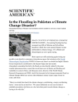 Is the Flooding in Pakistan a Climate Change