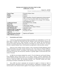 PROGRAM INFORMATION DOCUMENT (PID) APPRAISAL STAGE