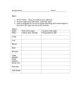 student worksheet