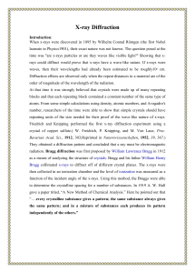 X-ray Diffraction