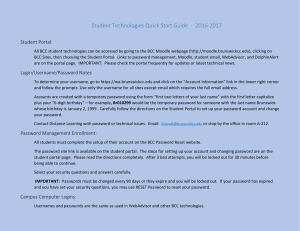 Student Technologies Quick Start Guide