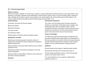 Energy production outline