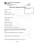 Patient History Registration Form - Pediatric Speech and Language