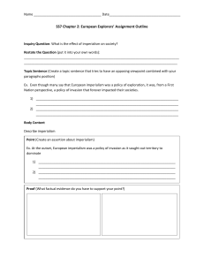 SS7 Chapter 2 Paragraph Outline