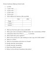 5. Protein Synthesis