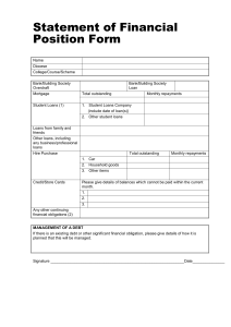 Statement of Financial Position Form