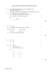 mark scheme - A-Level Chemistry