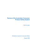 Review of the Australian Consumer Product Safety System