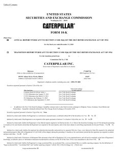 CATERPILLAR INC (Form: 10-K, Received: 02/22