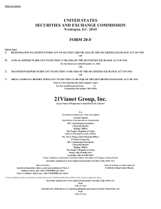 21Vianet Group, Inc. - Nasdaq`s INTEL Solutions