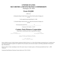 Century Park Pictures Corporation