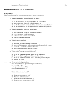 Foundations of Math 12 Ch3 Practice Test Answer Section