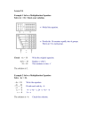 Lesson 4 - Solving Multiplication Equations