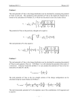 Solutions HW # 3 Physics 122 Problem 1 The total potential at P due