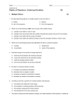 Rates of Reaction: Chemical Kinetics 50