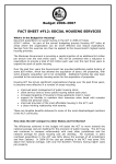 fact sheet # 12: social housing services